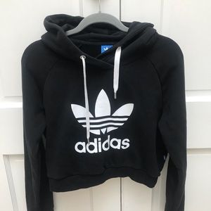 Adidas cropped hoodie